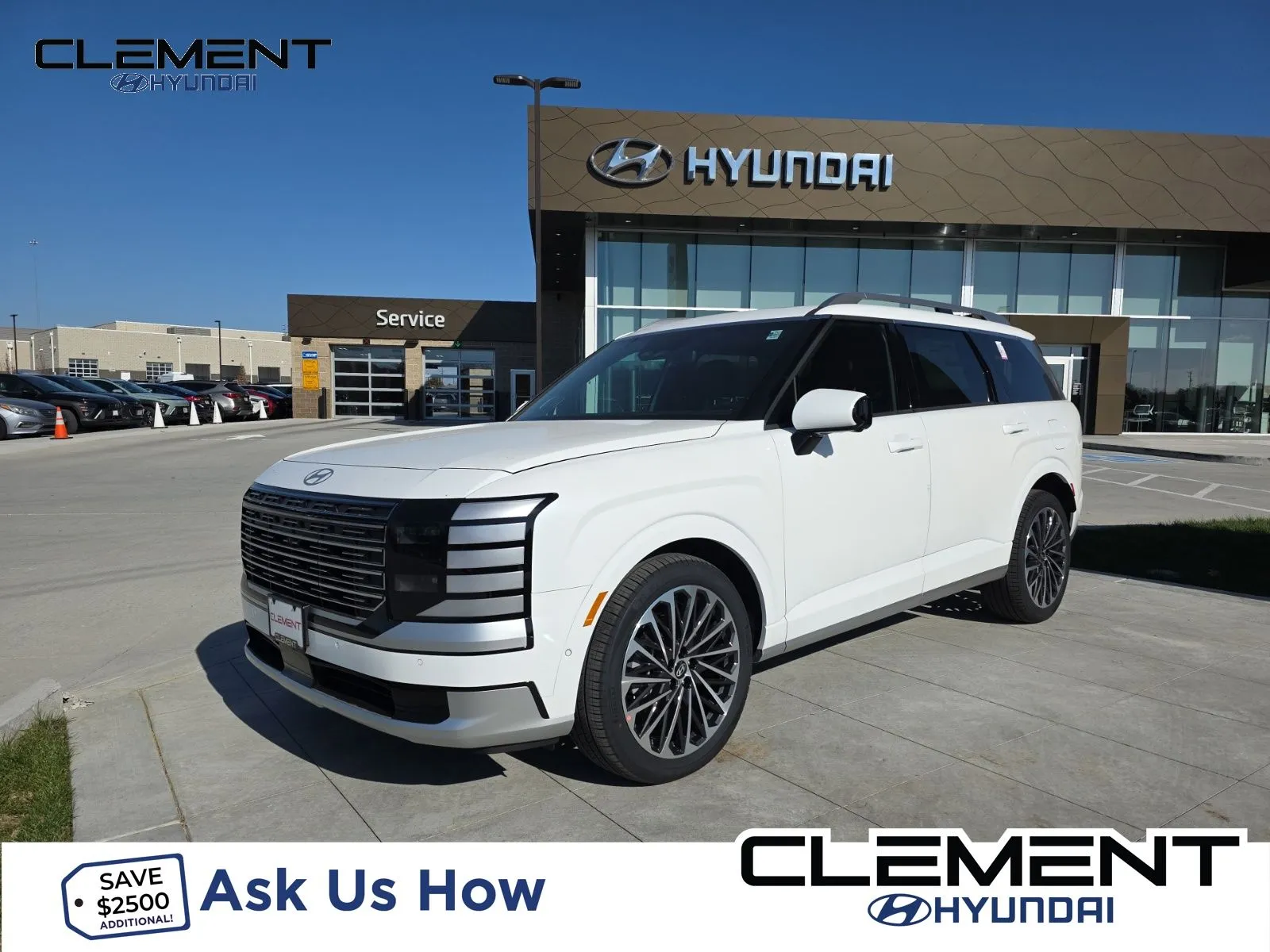 White 2026 Hyundai Palisade Calligraphy for sale in Wentzville, MO