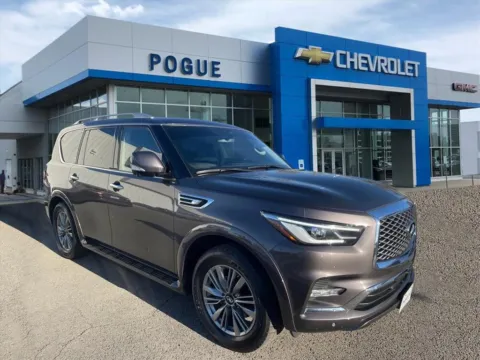 Gray 2024 INFINITI QX80 LUXE for sale in Powderly, KY