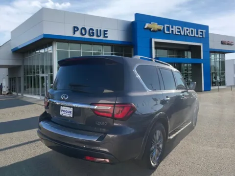 Photos of 2024 INFINITI QX80 LUXE for sale in Powderly, KY at Pogue Chevrolet, INC.