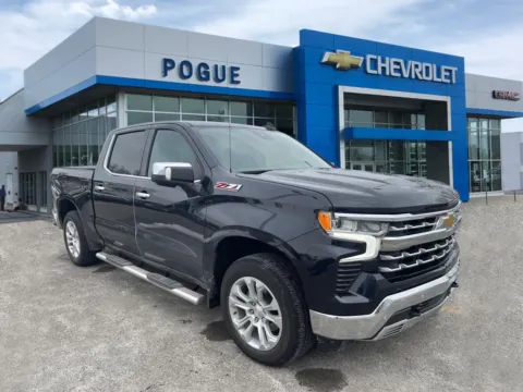 Gray 2022 Chevrolet Silverado 1500 LTZ for sale in Powderly, KY