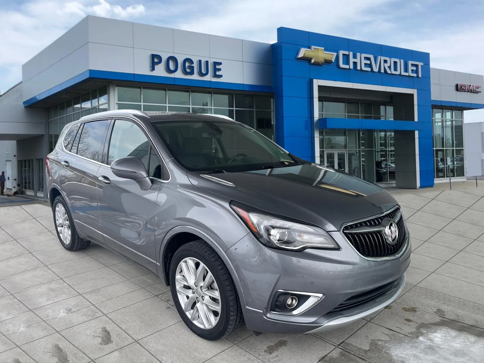 Gray 2019 Buick Envision Premium I for sale in Powderly, KY