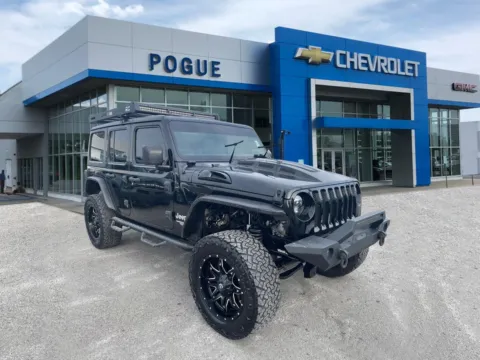 Black 2019 Jeep Wrangler Unlimited Sport S for sale in Powderly, KY