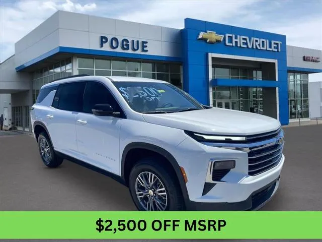 White 2026 Chevrolet Traverse FWD LT for sale in Powderly, KY