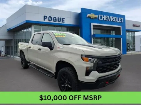 White 2026 Chevrolet Silverado 1500 Custom Trail Boss for sale in Powderly, KY