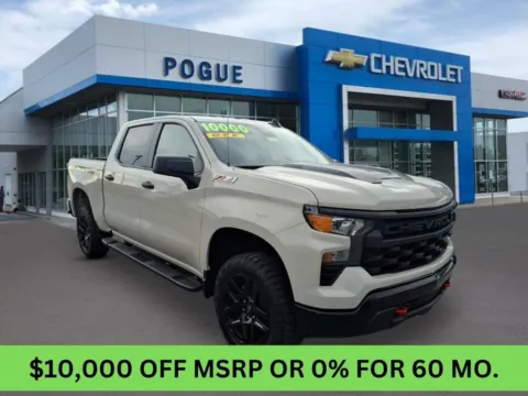 White 2026 Chevrolet Silverado 1500 Custom Trail Boss for sale in Powderly, KY