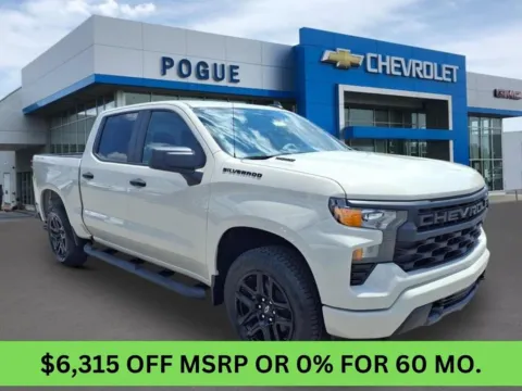White 2026 Chevrolet Silverado 1500 Custom for sale in Powderly, KY
