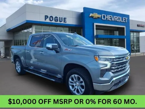 Gray 2026 Chevrolet Silverado 1500 LTZ for sale in Powderly, KY