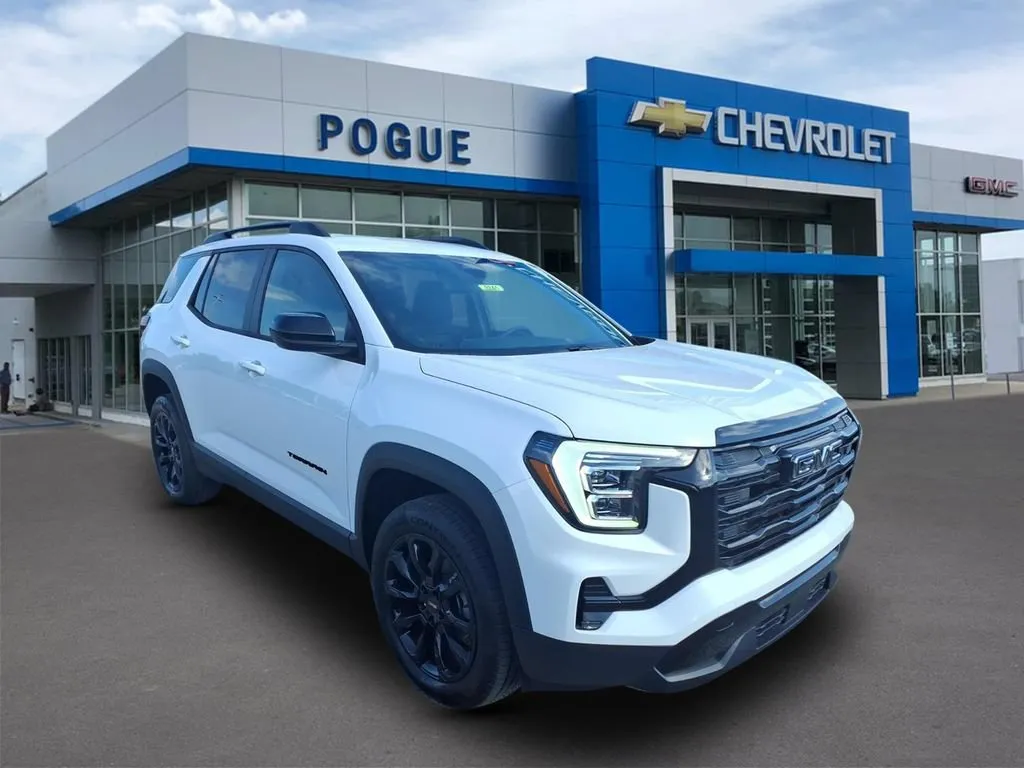 White 2026 GMC Terrain FWD Elevation for sale in Powderly, KY