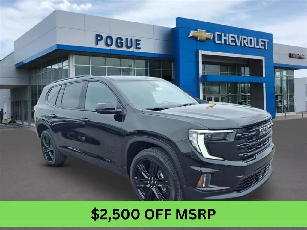 Black 2026 GMC Acadia Elevation for sale in Powderly, KY