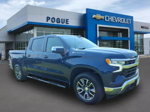 Blue 2022 Chevrolet Silverado 1500 LT for sale in Powderly, KY