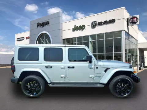 Photos of 2023 Jeep Wrangler Sahara 4xe for sale in Powderly, KY at Pogue Chevrolet, INC.