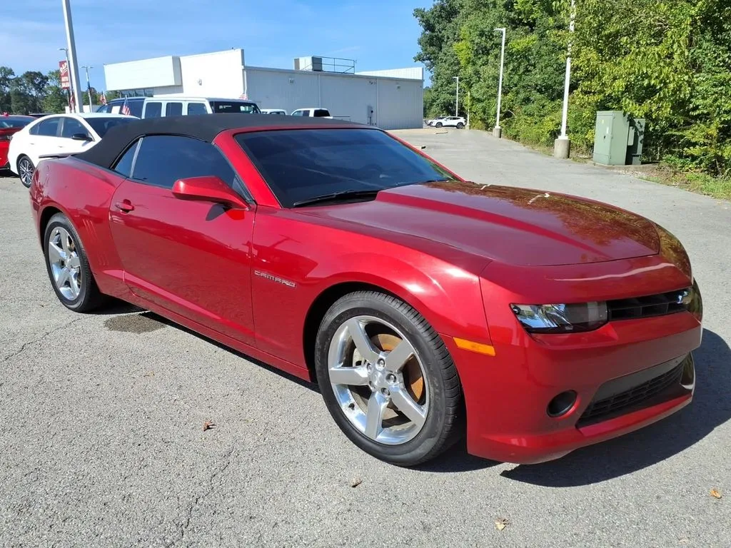 Red 2015 Chevrolet Camaro 1LT for sale in Powderly, KY