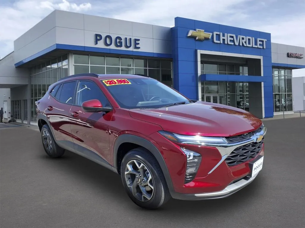 Red 2025 Chevrolet Trax LT for sale in Powderly, KY