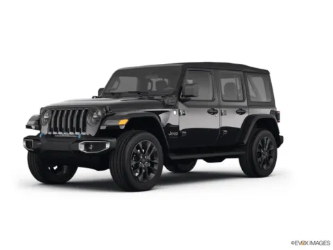 Black 2022 Jeep Wrangler Unlimited Sahara 4xe for sale in Powderly, KY