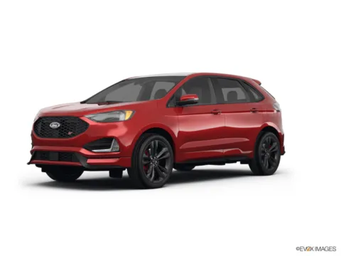 Red 2024 Ford Edge Titanium for sale in Powderly, KY