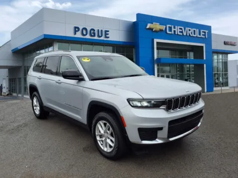 Silver 2023 Jeep Grand Cherokee L Laredo for sale in Powderly, KY