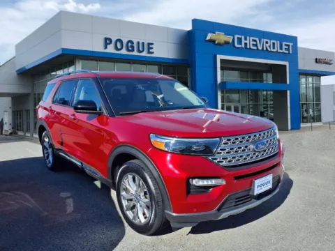 Red 2023 Ford Explorer Limited for sale in Powderly, KY