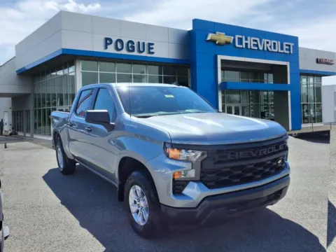 Gray 2025 Chevrolet Silverado 1500 WT for sale in Powderly, KY