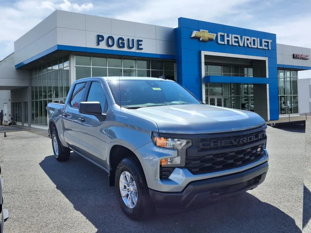 Gray 2025 Chevrolet Silverado 1500 WT for sale in Powderly, KY