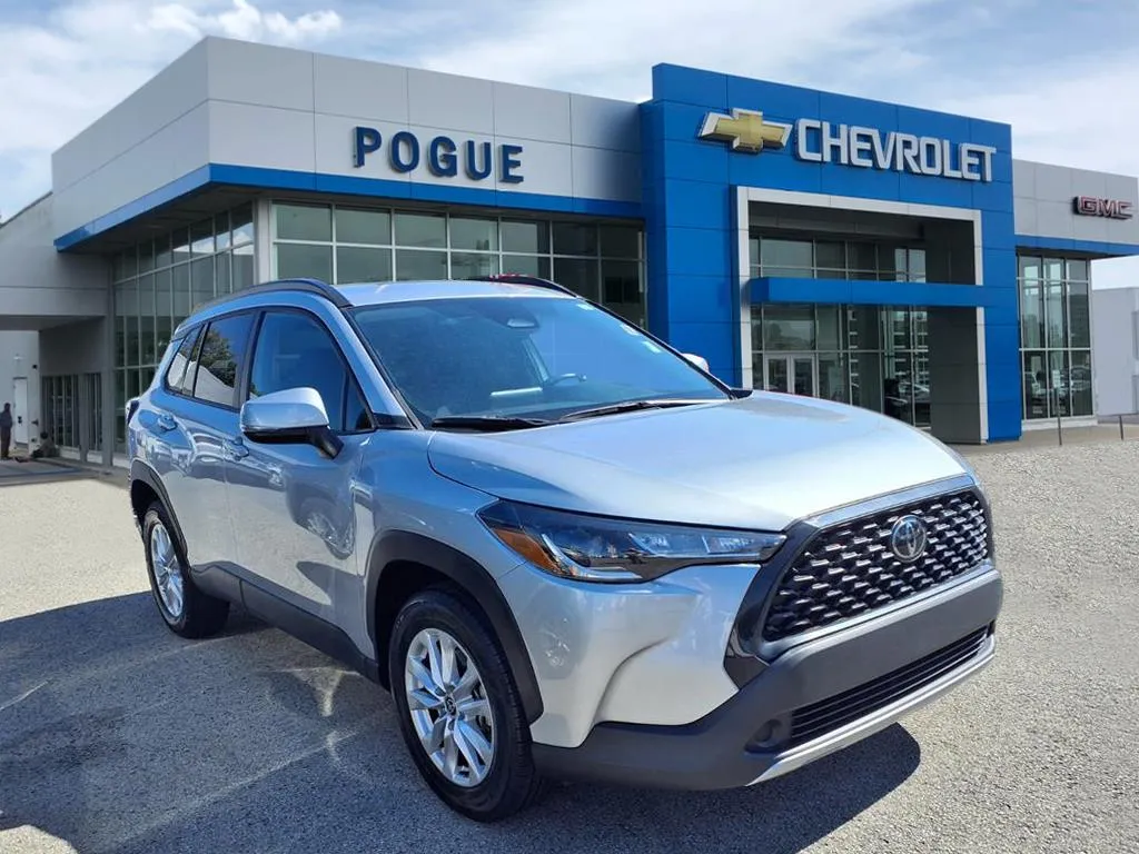 Silver 2023 Toyota Corolla Cross LE for sale in Powderly, KY