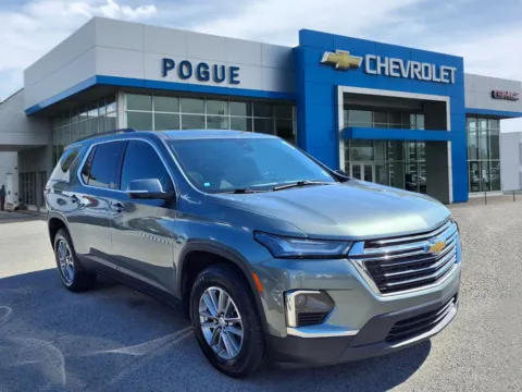 Silver 2023 Chevrolet Traverse LT for sale in Powderly, KY