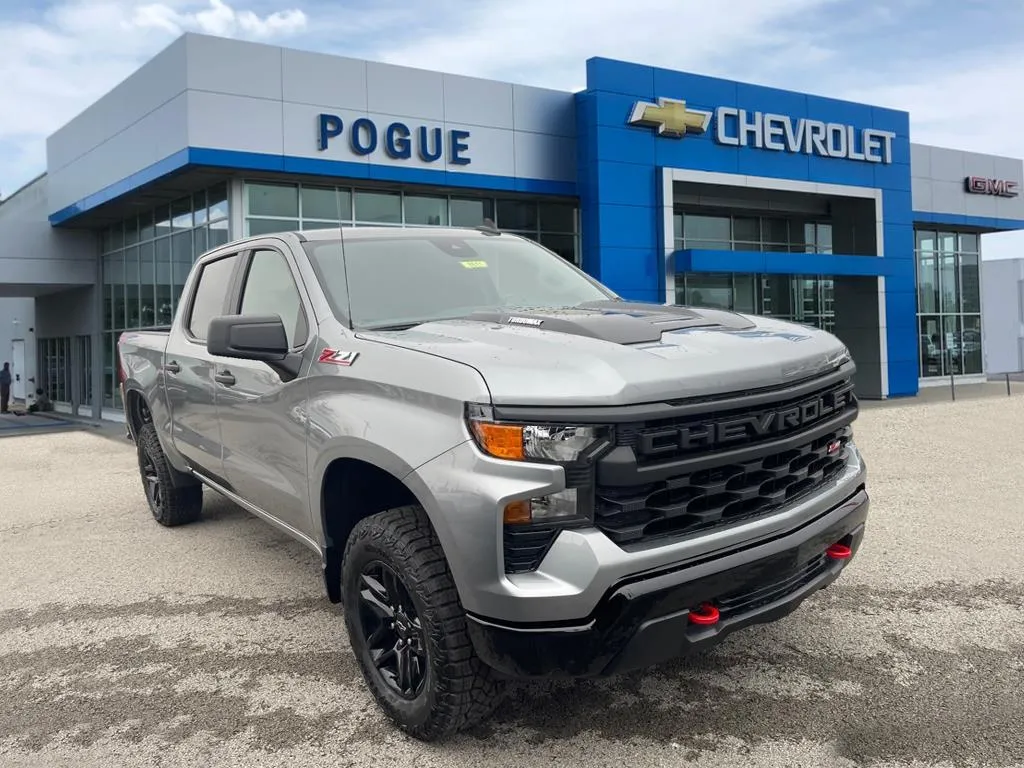 Gray 2026 Chevrolet Silverado 1500 Custom Trail Boss for sale in Powderly, KY