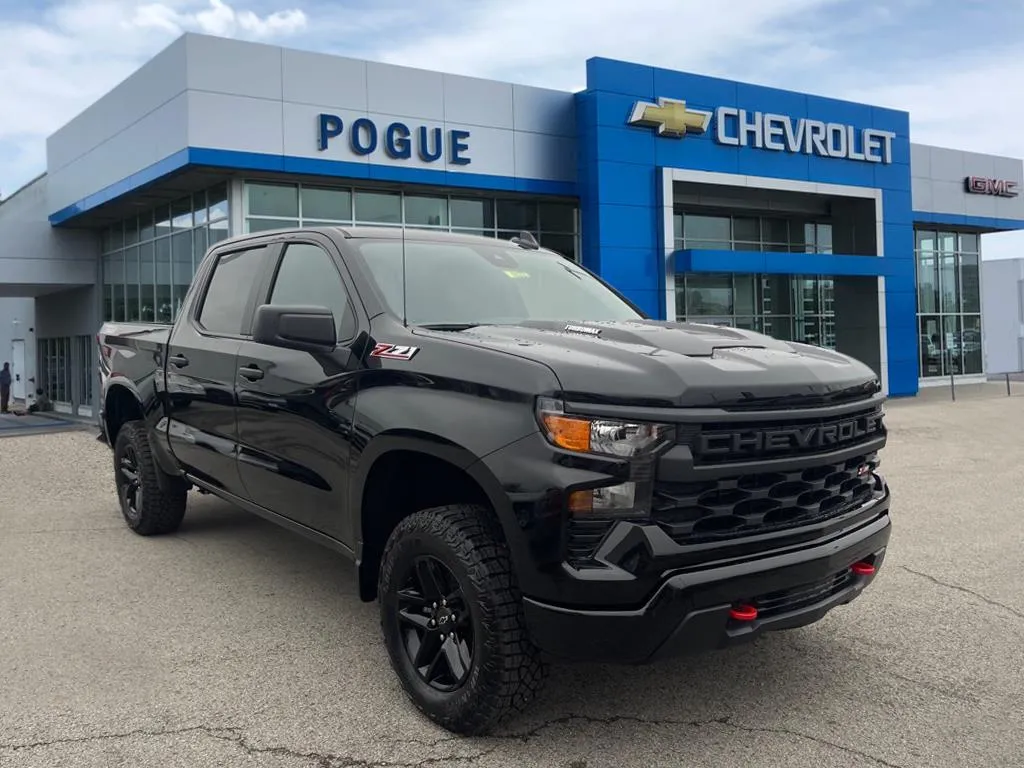 Black 2026 Chevrolet Silverado 1500 Custom Trail Boss for sale in Powderly, KY