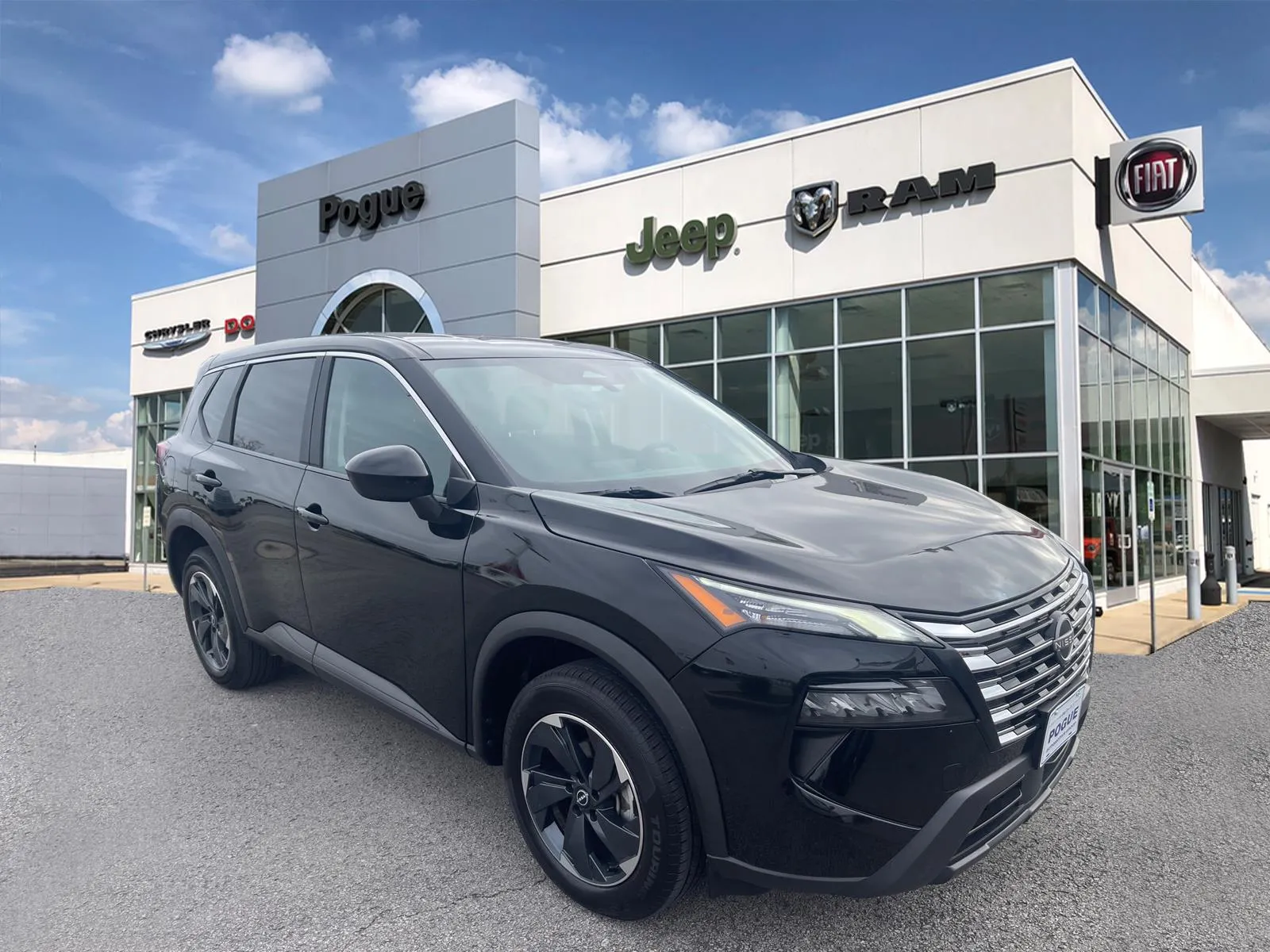 Black 2024 Nissan Rogue SV for sale in Powderly, KY