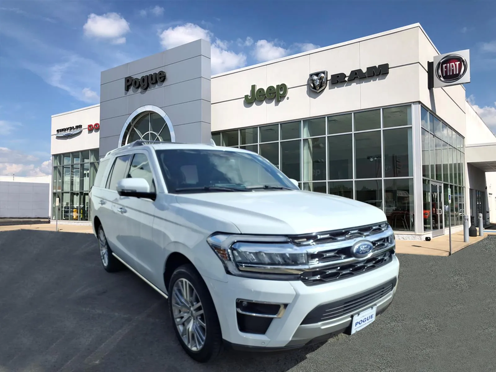 White 2024 Ford Expedition Limited for sale in Powderly, KY