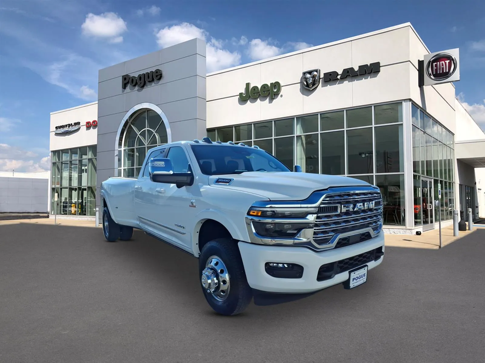 White 2026 RAM 3500 LIMITED CREW CAB 4X4 8' BOX for sale in Powderly, KY