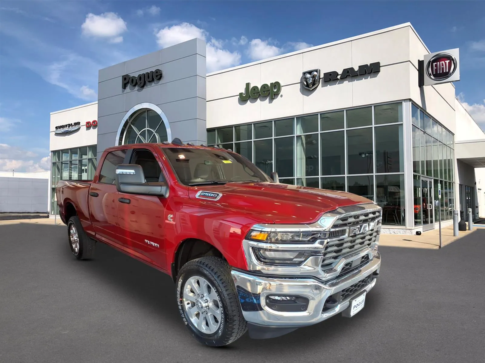 Red 2026 RAM 2500 BIG HORN CREW CAB 4X4 6'4' BOX for sale in Powderly, KY