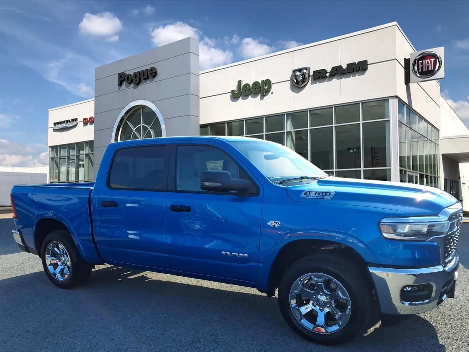 Blue 2026 RAM 1500 BIG HORN CREW CAB 4X4 5'7' BOX for sale in Powderly, KY