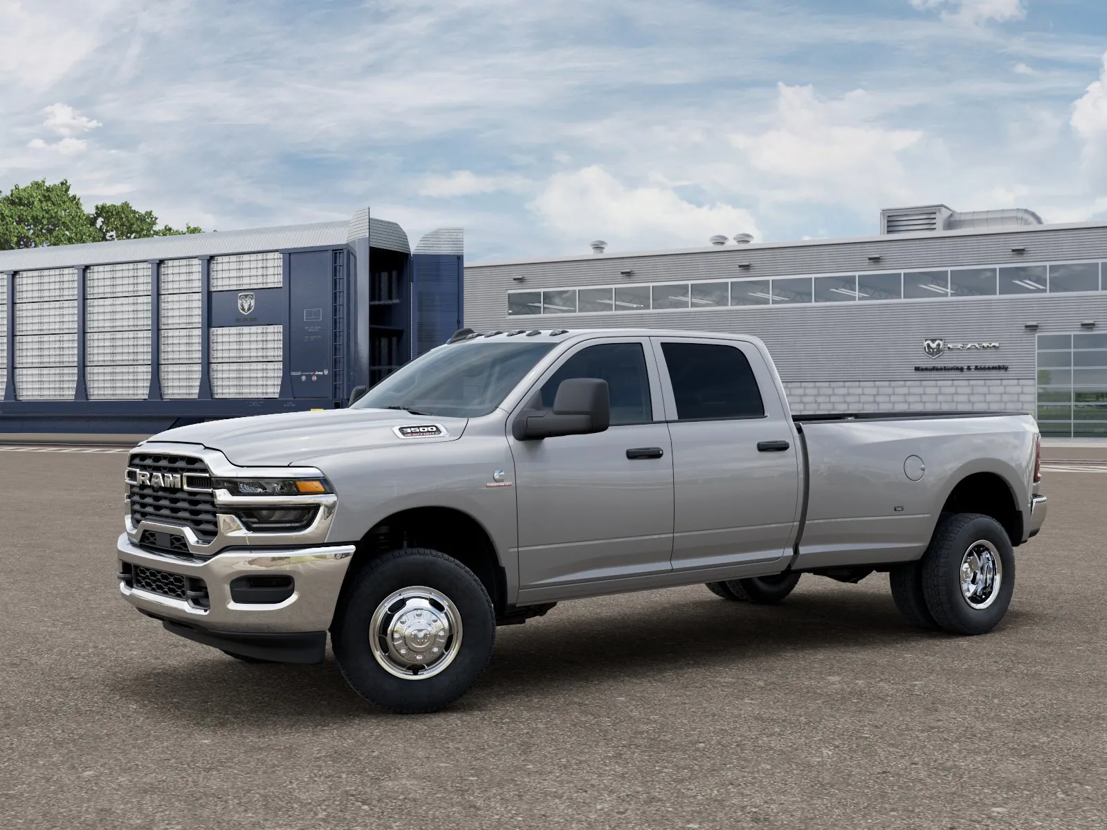 Silver 2026 RAM 3500 TRADESMAN CREW CAB 4X4 8' BOX for sale in Powderly, KY