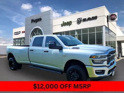 Silver 2026 RAM 3500 TRADESMAN CREW CAB 4X4 8' BOX for sale in Powderly, KY