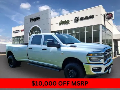 Silver 2026 RAM 3500 TRADESMAN CREW CAB 4X4 8' BOX for sale in Powderly, KY