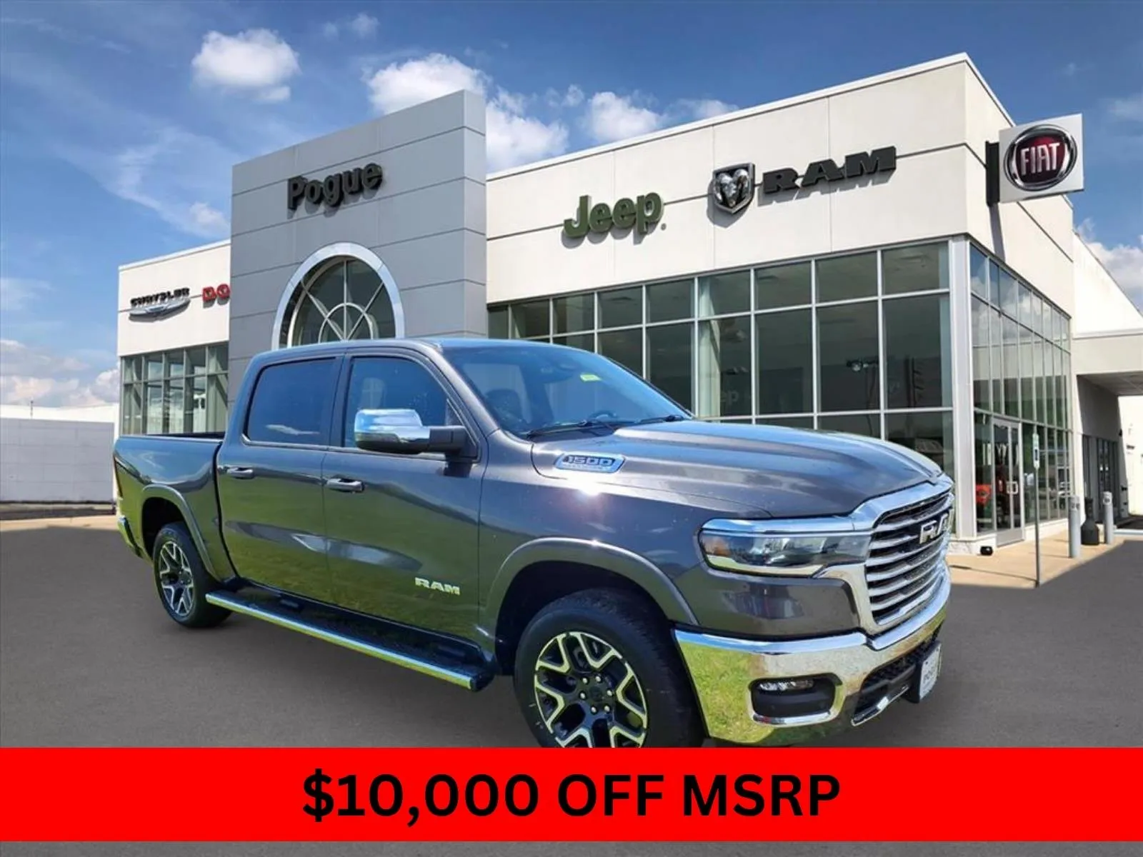 2026 RAM 1500 LARAMIE CREW CAB 4X4 5'7' BOX for sale in Powderly, KY