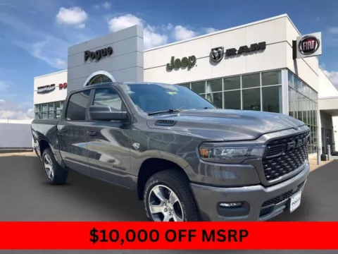Gray 2026 RAM 1500 EXPRESS CREW CAB 4X4 5'7' BOX for sale in Powderly, KY
