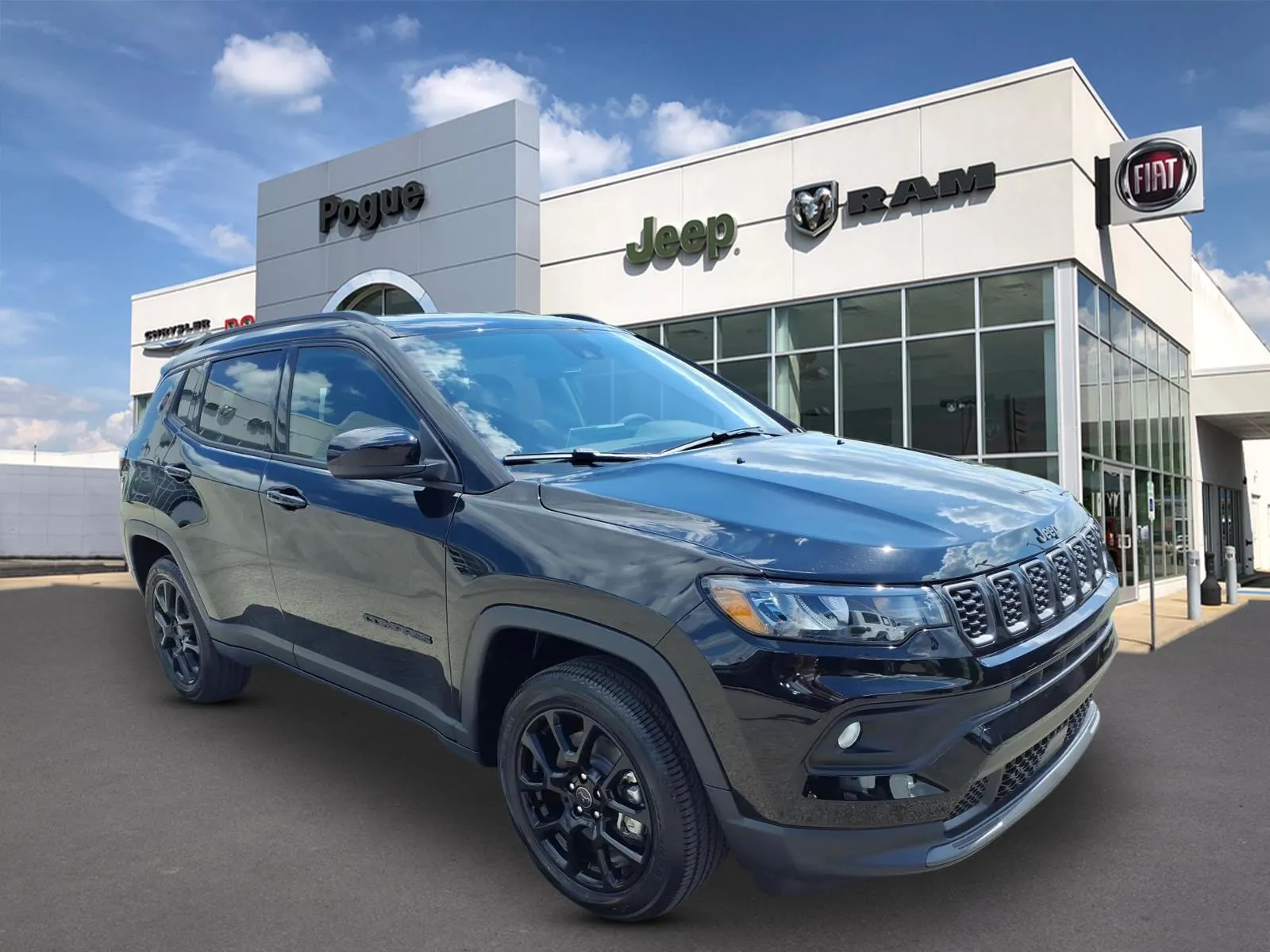 Black 2026 Jeep Compass COMPASS LATITUDE ALTITUDE 4X4 for sale in Powderly, KY