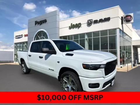 White 2026 RAM 1500 EXPRESS CREW CAB 4X4 5'7' BOX for sale in Powderly, KY