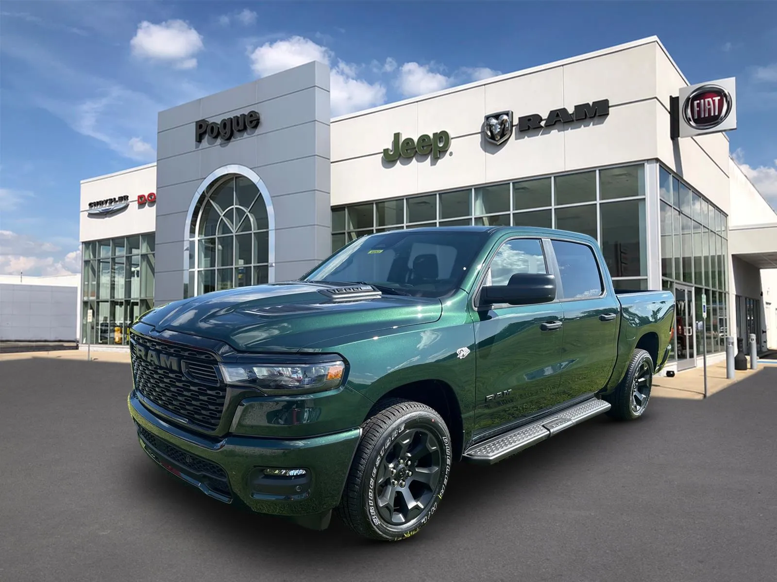 Green 2026 RAM 1500 EXPRESS CREW CAB 4X4 5'7' BOX for sale in Powderly, KY