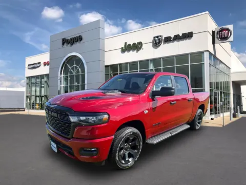 Red 2026 RAM 1500 EXPRESS CREW CAB 4X4 5'7' BOX for sale in Powderly, KY