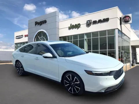 White 2023 Honda Accord Hybrid Touring for sale in Powderly, KY
