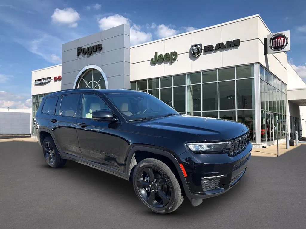 Black 2024 Jeep Grand Cherokee L Limited for sale in Powderly, KY