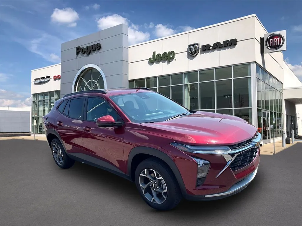 Red 2025 Chevrolet Trax LT for sale in Powderly, KY