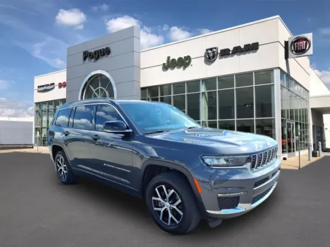 Gray 2024 Jeep Grand Cherokee L Limited for sale in Powderly, KY