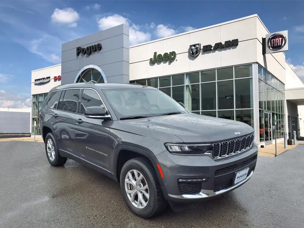 Gray 2022 Jeep Grand Cherokee L Limited for sale in Powderly, KY