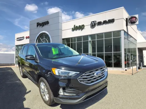Black 2022 Ford Edge Titanium for sale in Powderly, KY