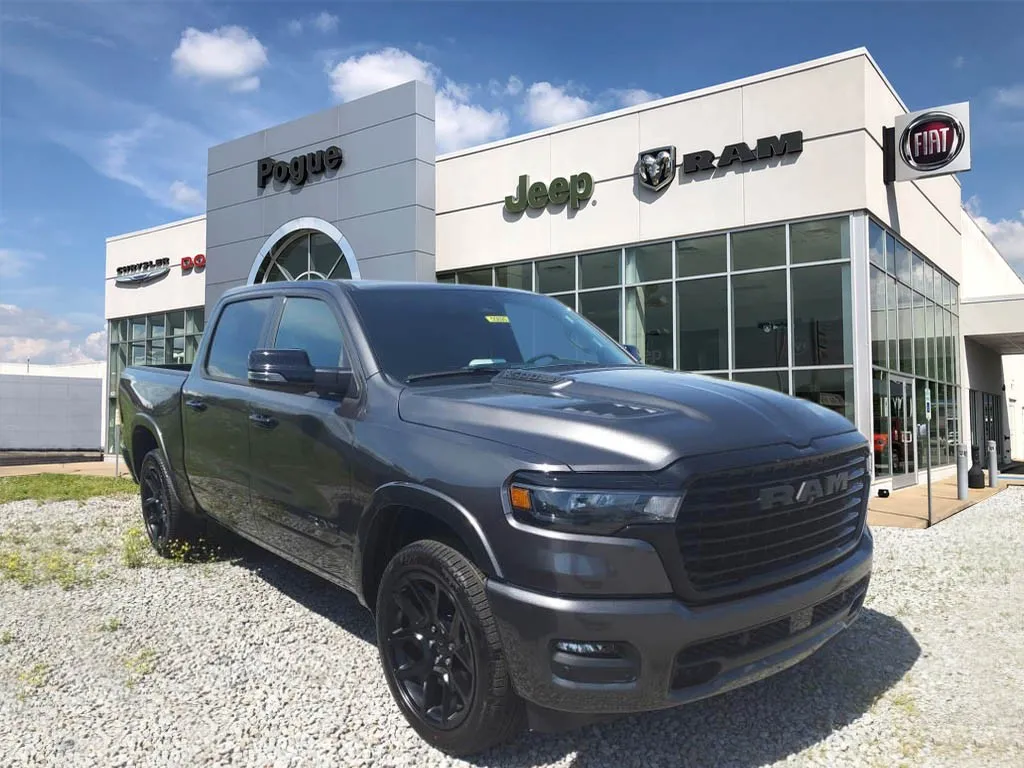 Gray 2025 RAM Ram 1500 RAM 1500 LARAMIE CREW CAB 4X4 5'7' BOX for sale in Powderly, KY