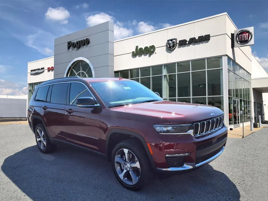 Red 2025 Jeep Grand Cherokee GRAND CHEROKEE L LIMITED 4X4 for sale in Powderly, KY