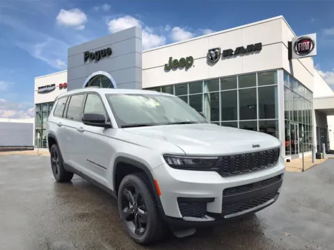 Silver 2025 Jeep Grand Cherokee GRAND CHEROKEE L ALTITUDE X 4X4 for sale in Powderly, KY